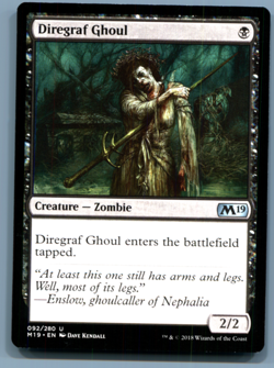 MTG Diregraf Ghoul Core Set 2019 #92 M19 Uncommon - Image 1