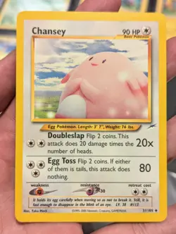Chansey 31/105 Unlimited LP | Neo Destiny | Pokemon TCG Regular Uncommon - Image 3