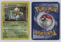 Ivysaur German 1st Ed. Pokemon Base Set #30 1999 15fy - Image 3