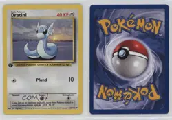 Dratini German 1st Ed. Pokemon Base Set #26 1999 15fy - Image 3