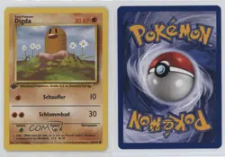 Diglett German 1st Ed. Pokemon Base Set #47 1999 15fy - Image 3