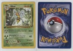 Beedrill German 1st Ed. Pokemon Base Set #17 1999 15fy - Image 3