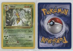 Beedrill German 1st Ed. Pokemon Base Set #17 1999 15fy - Image 3