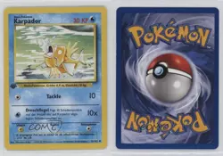 Magikarp German 1st Ed. Pokemon Base Set #35 1999 15fy - Image 3