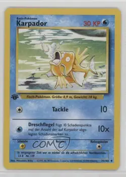 Magikarp German 1st Ed. Pokemon Base Set #35 1999 15fy - Image 1