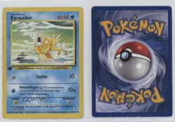 Magikarp German 1st Ed. Pokemon Base Set #35 1999 15fy - Image 3