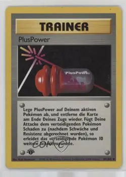 PlusPower German 1st Ed. Pokemon Base Set #84 1999 15fy - Image 1