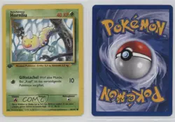 Weedle German 1st Ed. Pokemon Base Set #69 1999 15fy - Image 3