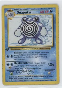 Poliwhirl German 1st Ed. Pokemon Base Set #38 1999 15fy - Image 1