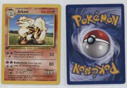 Arcanine German 1st Ed. Pokemon Base Set #23 1999 15fy - Image 3