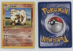 Arcanine German 1st Ed. Pokemon Base Set #23 1999 15fy - Image 3