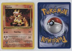 Magmar German 1st Ed. Pokemon Base Set #36 1999 15fy - Image 3