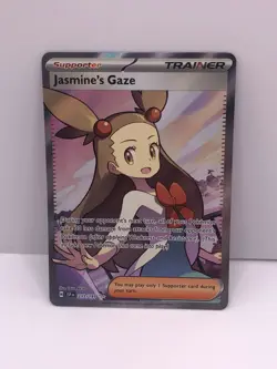 Jasmine's Gaze 2024 Pokemon Surging Sparks Trainer Full Art Ultra Rare #233 NM - Image 1