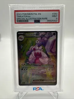 Pokemon 2023 Tinkaton ex 262/193 Special Illustration Rare Paldea Evolved PSA 9 - Image 1