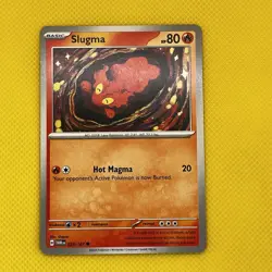 Slugma 028/167 Pokemon Twilight Masquerade Common - Image 1