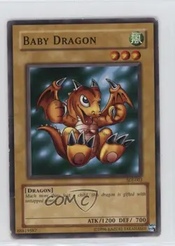 Baby Dragon Unlimited YuGiOh Starter Deck Joey #SDJ-003 2003 1hr0 - Image 1