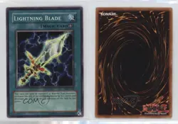Lightning Blade Unlimited YuGiOh Labyrinth of Nightmare #LON-022 2003 1hr0 - Image 3