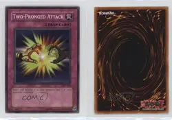 Two-Pronged Attack Unlimited YuGiOh Starter Deck Yugi #SDY-028 2002 1hr0 - Image 3