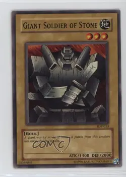 Giant Soldier of Stone Unlimited YuGiOh Starter Deck Yugi #SDY-013 2002 1hr0 - Image 1