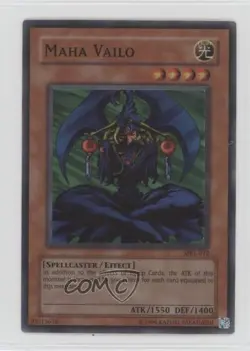 Maha Vailo Unlimited YuGiOh Magic Ruler Booster #MRL-012 2002 16f0 - Image 1