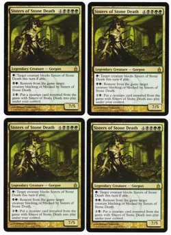 Sisters of Stone Death x4 4x 2005 Ravnica: City of Guilds PLAYSET MTG NM AZ1 - Image 1