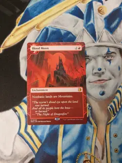 Blood Moon MTG Wilds of Eldraine: Enchanting Tales Red Mythic NM x1 - Image 1