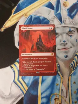 Blood Moon MTG Wilds of Eldraine: Enchanting Tales Red Mythic NM x1 - Image 2
