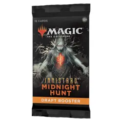 Magic Innistrad Midnight Hunt Single Draft Booster Pack MTG - Image 1