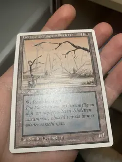 German Misprint Drudge Skeletons Swamp With Regenerate • Mostly Clean • Mtg (58) - Image 2