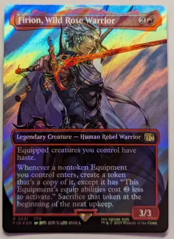 FIRION, WILD ROSE WARRIOR Borderless SURGE - Final Fantasy Magic: the Gathering - Image 1