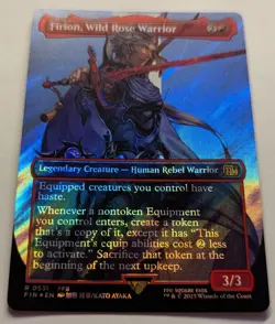 FIRION, WILD ROSE WARRIOR Borderless SURGE - Final Fantasy Magic: the Gathering - Image 2