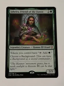 MTG Jaheira, Friend of the Forest Commander Legends: Battle For Baldur’s Gate NM - Image 1