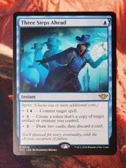 Three Steps Ahead Outlaws of Thunder Junction Magic MTG OTJ - Image 1