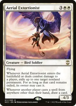 Aerial Extortionist - NCC - Rare - MTG Magic Pack fresh - Image 1