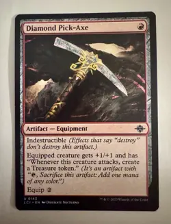Diamond Pick-Axe - 143 - LCI - NM - MTG Magic the Gathering - Image 1
