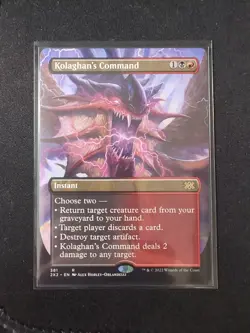 Mtg - Kolaghan's Command - Full Art - Free P+P - Image 1