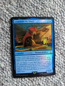 Magic The Gathering Leonardo Da Vinci Foil M 0020 Assassin's Creed Card Mythic - Image 1