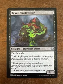 2023 Magic the Gathering MTG Phyrexia ONE Bilious Skulldweller UNCOMMON - Image 1