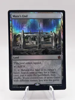 Maze's End 0727 Foil Foundations FDN MTG NM - Image 1