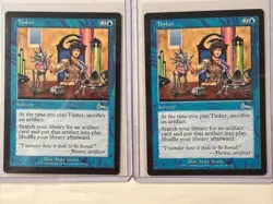 MTG 2x Tinker Urza's Legacy NM - Image 1