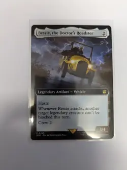 MtG Doctor Who Bessie, The Doctor's Roadster Extended Art Magic R 0455 - Image 1