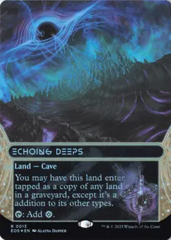 Echoing Deeps (0013) (Borderless) Edge of Eternities: Stellar Sights Foil - Image 1