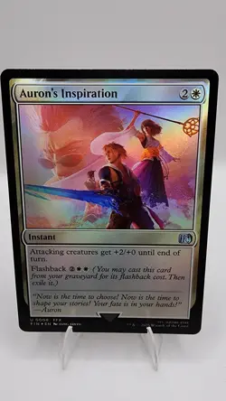 Auron's Inspiration (Foil) R #8 Final Fantasy MTG FFX FF10 FIN EN RARE - Image 1