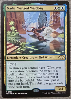 Nadu, Winged Wisdom (Rare) #193 Modern Horizons 3 MTG Near Mint - Image 1