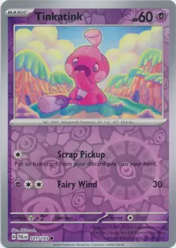 Tinkatink 101/193 Reverse Holo Paldea Evolved Pokemon Card NM - Image 1