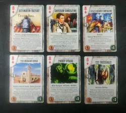 Deadlands Doomtown Boot Hill CCG Card Game Card Lot 8 Eight's Diamond's Mixed - Image 1