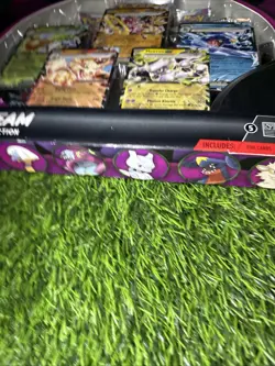 NEW Pokemon Tera Team Premium Collection promo cards 5 Foils 9 TCG Booster Packs - Image 3