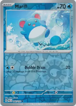 Marill 044/193 Reverse Holo Paldea Evolved Pokemon Card NM - Image 1
