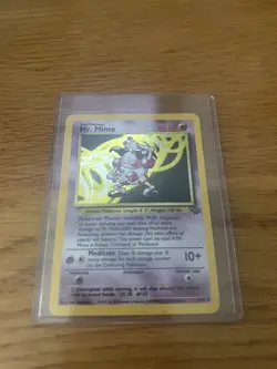 PoKeMoN POKEMON CARD Mr Mime JUNGLE SET RARE HOLO 6/64 - Image 1