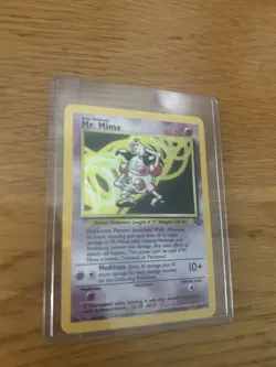 PoKeMoN POKEMON CARD Mr Mime JUNGLE SET RARE HOLO 6/64 - Image 3